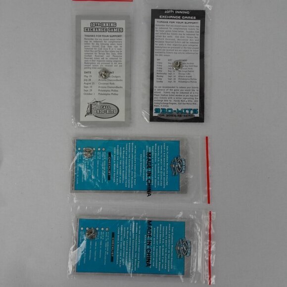 4 FLORIDA MARLINS /MIAMI MARLINS Lapel Pins 1997 2000 2001 - Picture 11 of 11